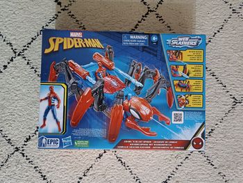 Marvel Spider‑Man – L'araignée de combat Crawl ’N Blast Spider – Neuf