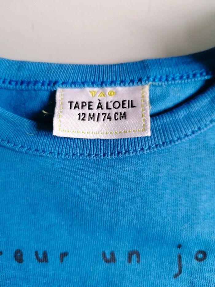 T-shirts courte manche 9mois 12mois - photo numéro 3