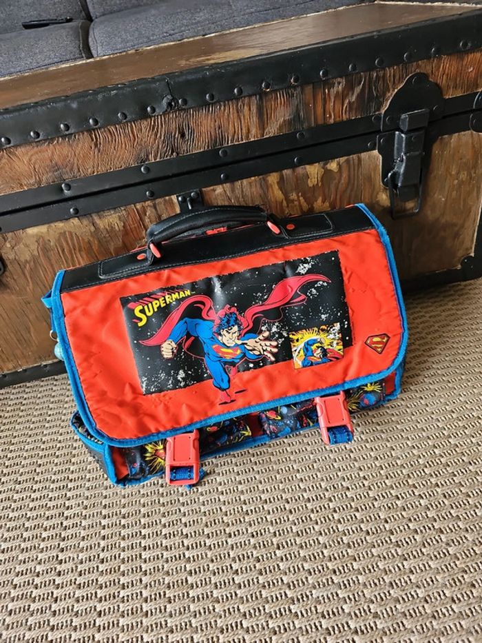Cartable superman vintage