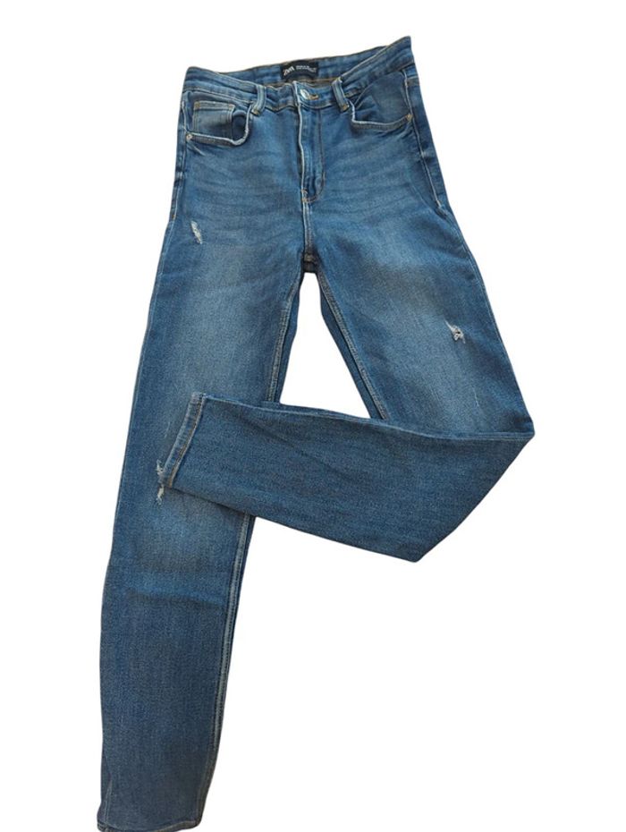 jeans skinny Zara bleu taille 38