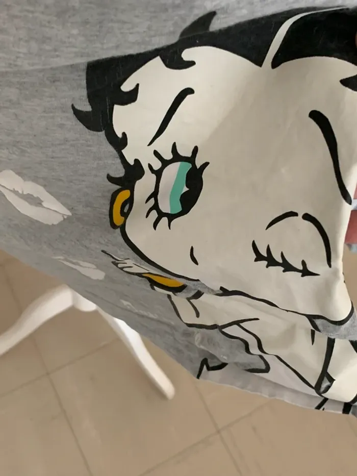 Robe nuit longues manches Betty boop L - photo numéro 5