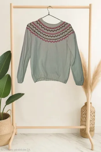 Pull d'hiver • blanc