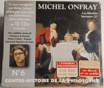 COFFRET 13 CDs MICHEL ONFRAY - CONTRE HISTOIRE DE LA PHILO N°6 neuf sous blister
