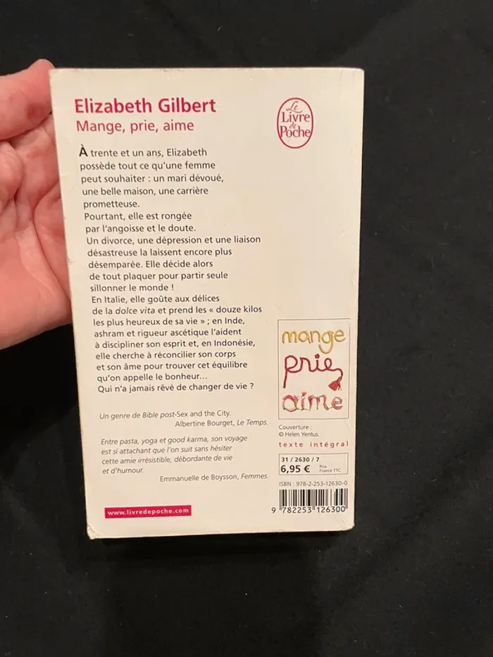 Mange, prie, aime de Elizabeth Gilbert - photo numéro 2