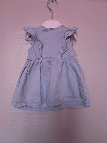 Robe bleu avec culotte