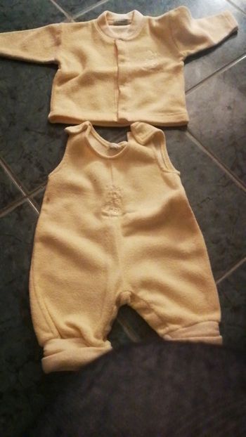 Ensemble éponge veste salopette