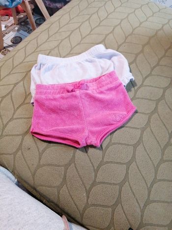 Lot de 2 shorts éponges