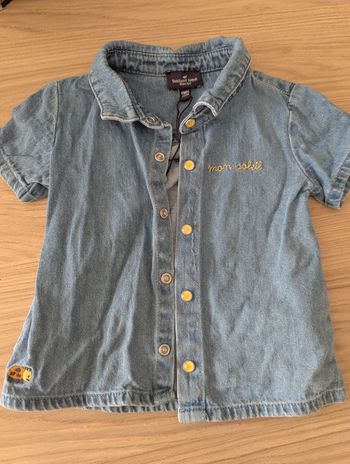 Chemise jean, 12 mois Sergent Major