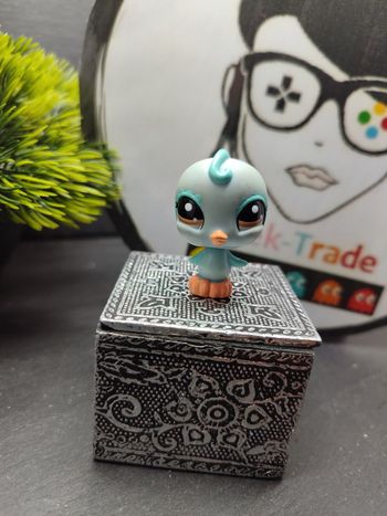 Lps01230 My Littlest Petshop Pet Shop LPS Oiseau Bird Moineau Parakeet 1984