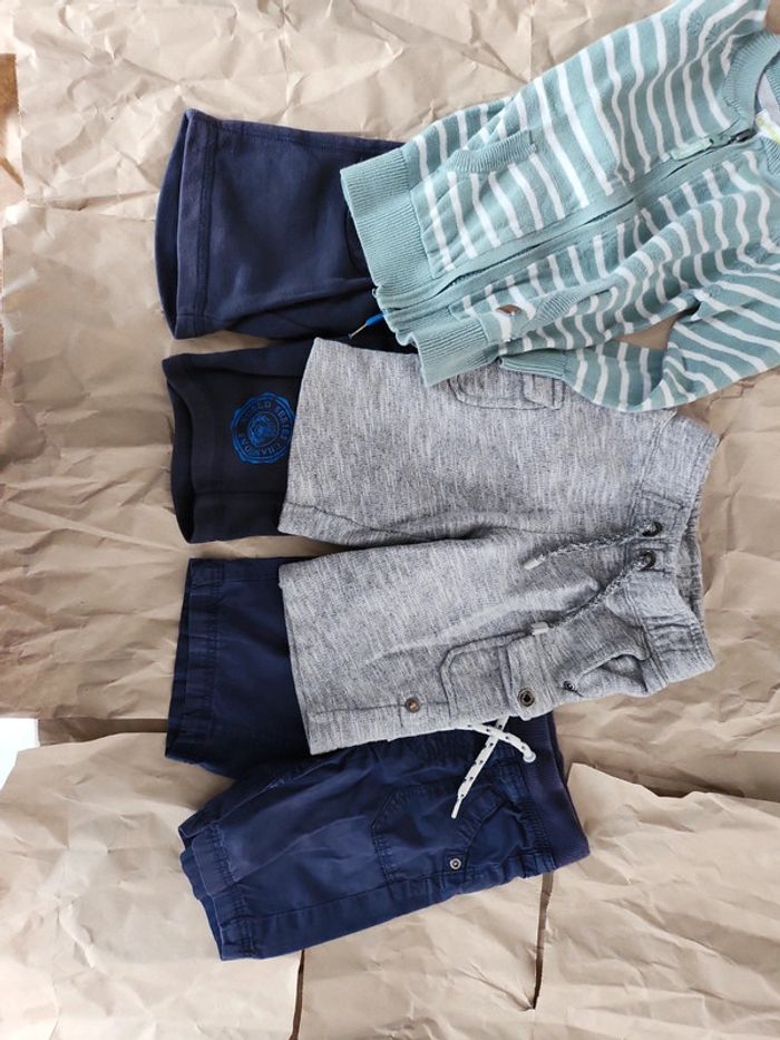 Lot 3 shorts 1 gilet