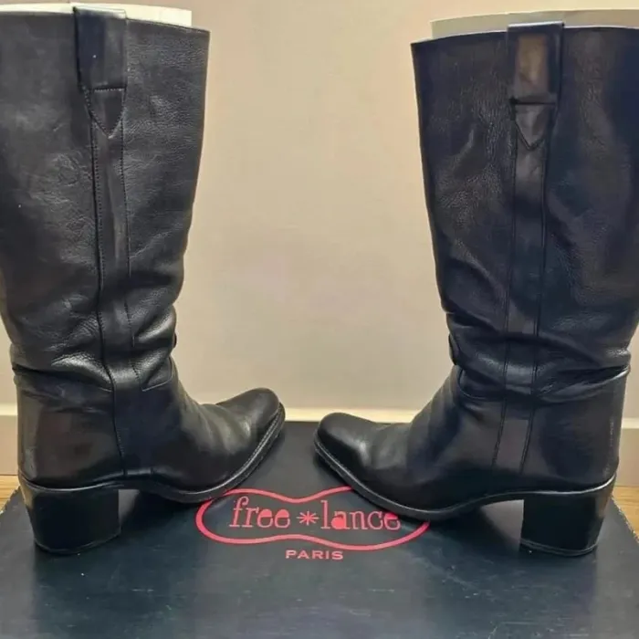 Bottes vintage Free Lance noir 39 - photo numéro 4
