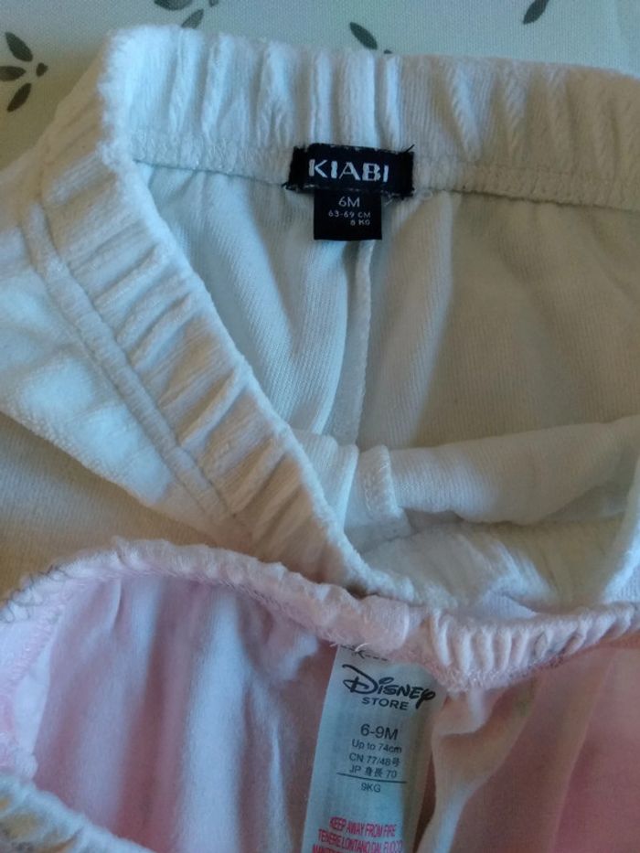 Lot de 2 pantalons, taille 6 mois - photo numéro 3
