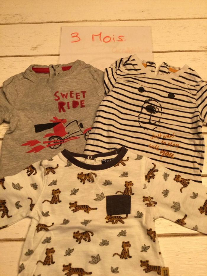3 tee-shirts