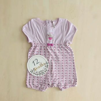 Barboteuse été fille orchestra 12 mois 74 cm