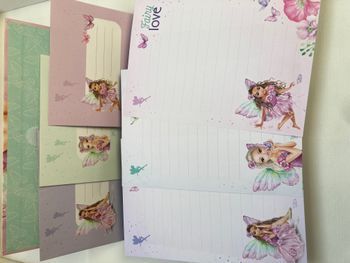 Set de papier à lettre topmodel Fairy Love – 18 feuilles & enveloppes – NEUF