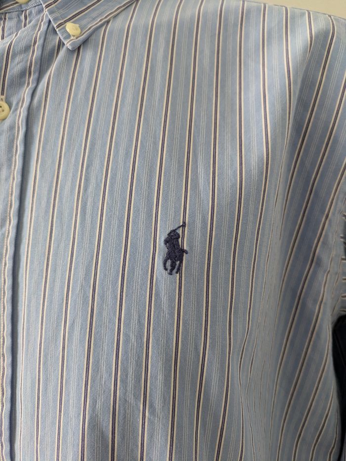 Chemise à rayures Ralph Lauren - taille L - photo numéro 2