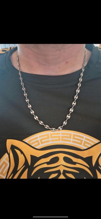 Collier homme en acier inoxydable