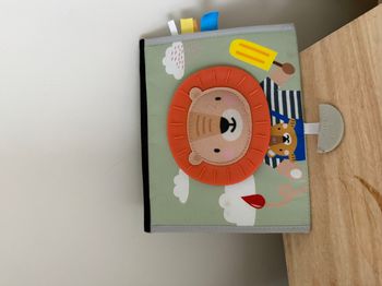 Livre tissu chevalet savane