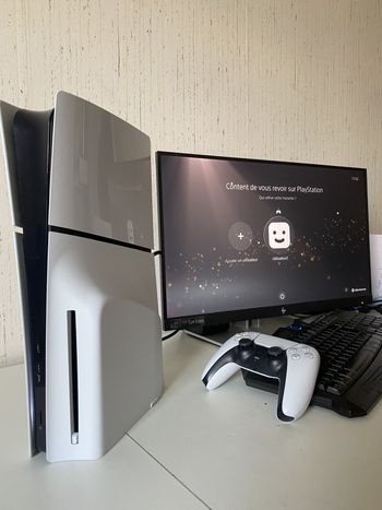 Sony PS5 Slim Édition Blu-Ray 1To Console - Blanc