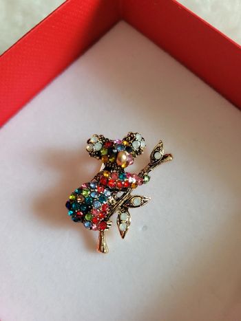 Broche petit Koala multicolore