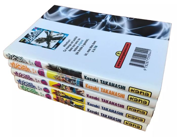 Lot de 5 YU-GI-OH ! Kazuki Takahashi N° 3,4,5,23,38 Version Française