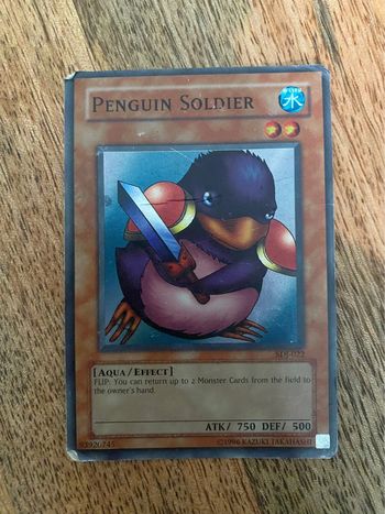Carte Yu-Gi-Oh! Penguin soldier SDJ-022 1996