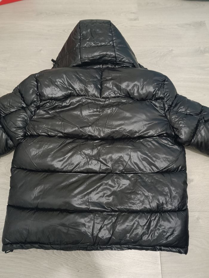 Manteau Polo Ralph Lauren noir brillant taille L - photo numéro 7