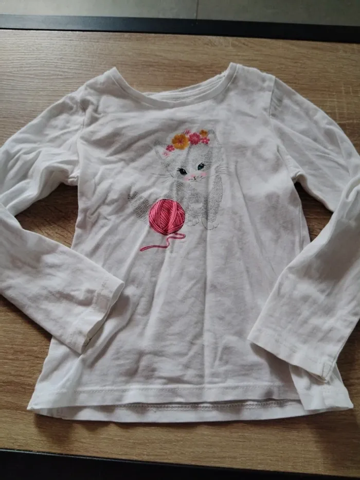 Tee shirt chat 4 ans