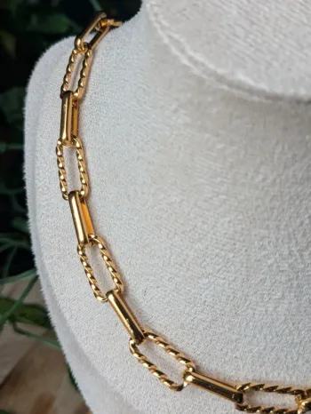 Collier acier inoxydable tendance