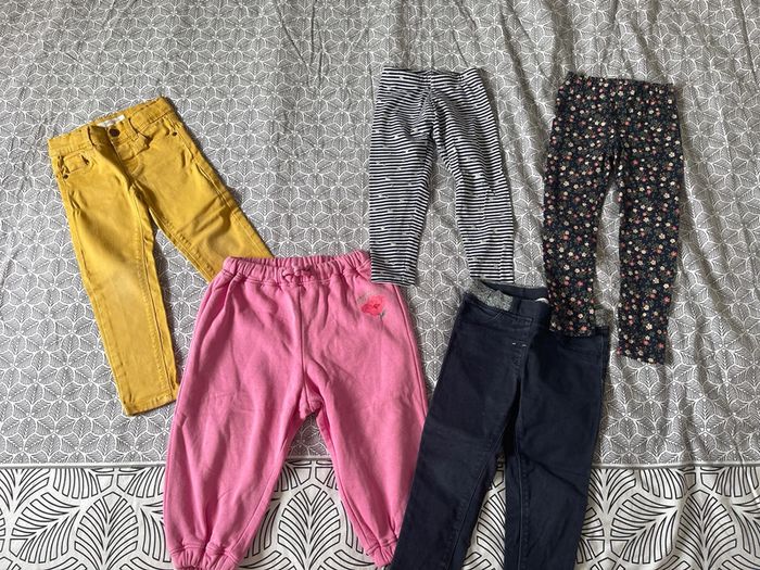 Lot pantalon / Leeging fille