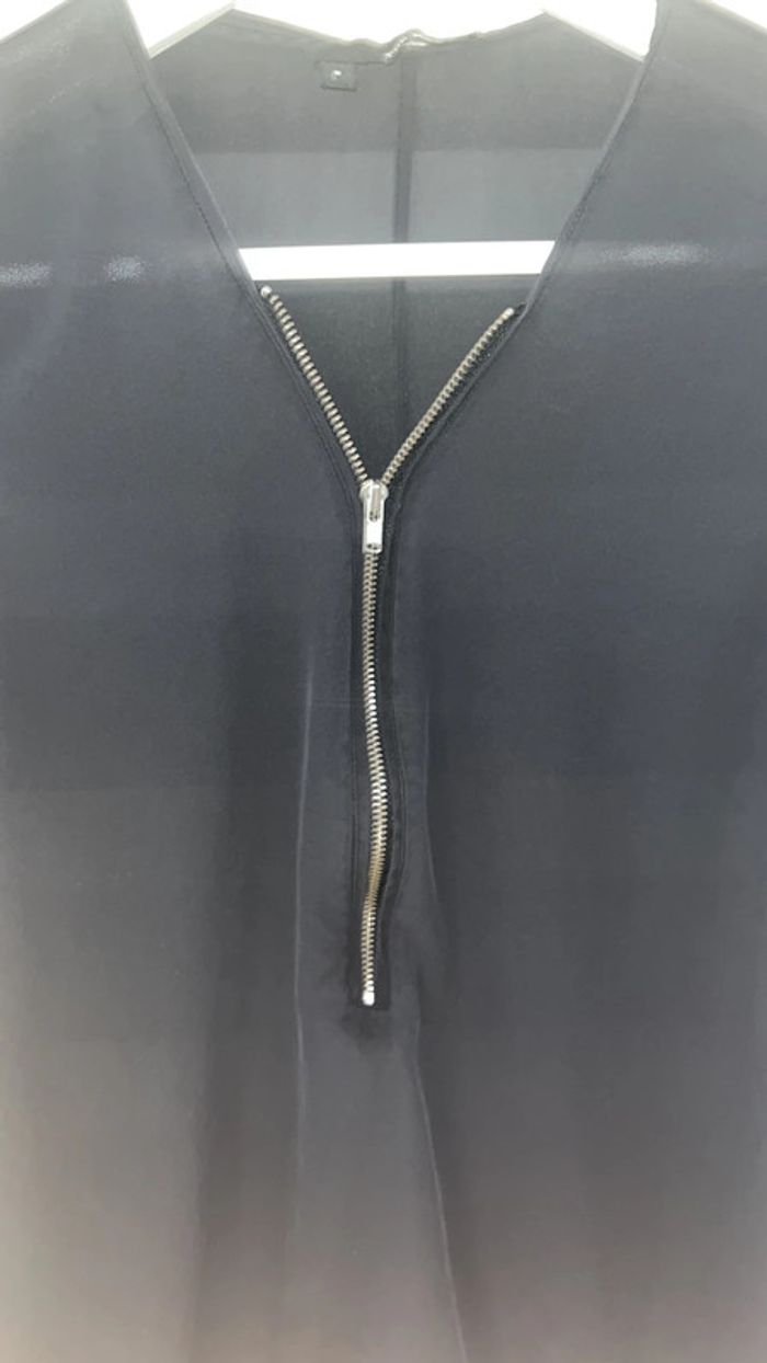 Blouse en soie The Kooples noire XS - photo numéro 3