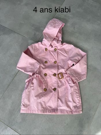 Veste demie saison trench 4 ans Kiabi 