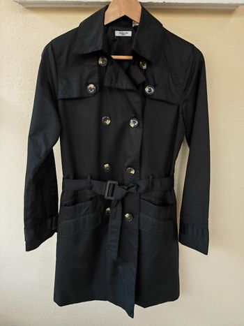 Trench mi-long La Redoute Noir Neuf