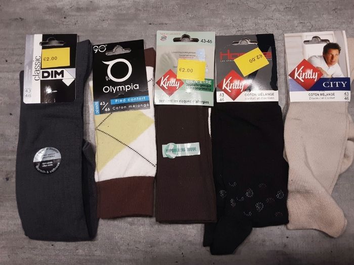 Lot chaussettes de ville