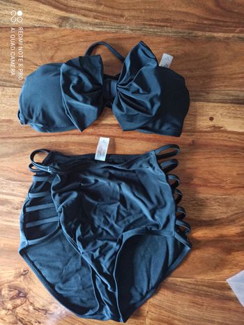 Maillot de Bain Femme 2 pièces Taille Haute 36