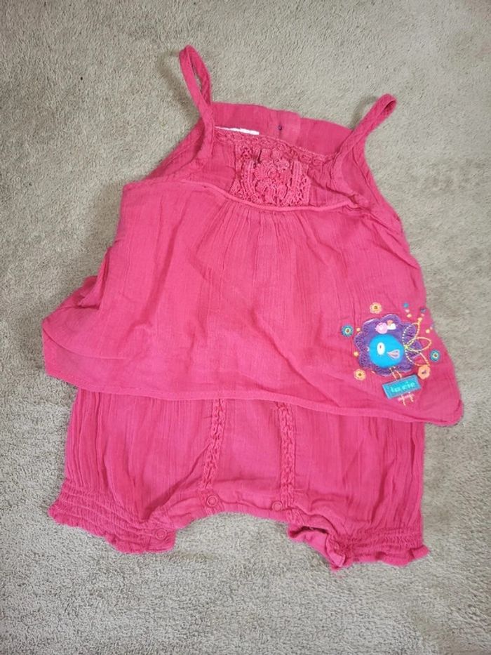 Combishort fille été 3 mois La Compagnie des Petits