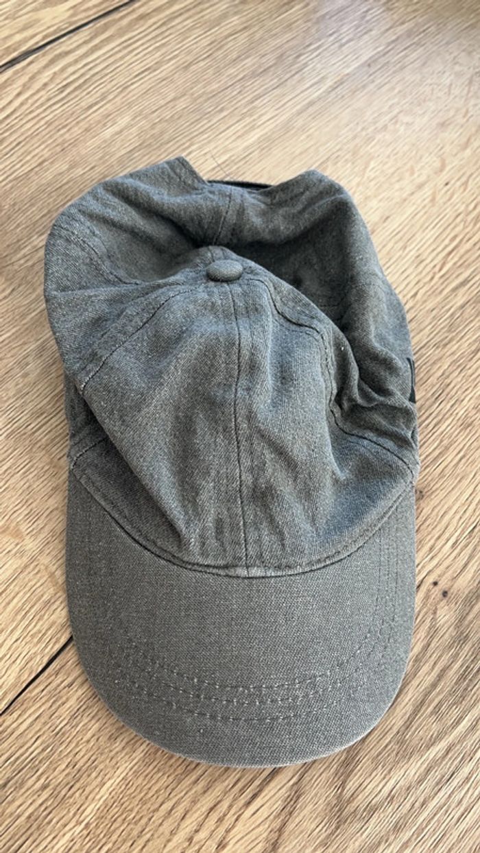 Casquette jean grise