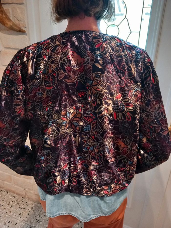 🚪veste viscose vintage T40 - photo numéro 5