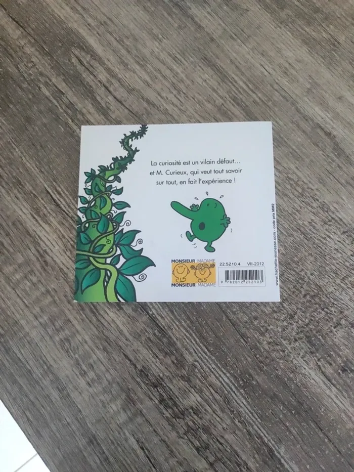 Livre "M. Curieux et le haricot magique" - photo numéro 2