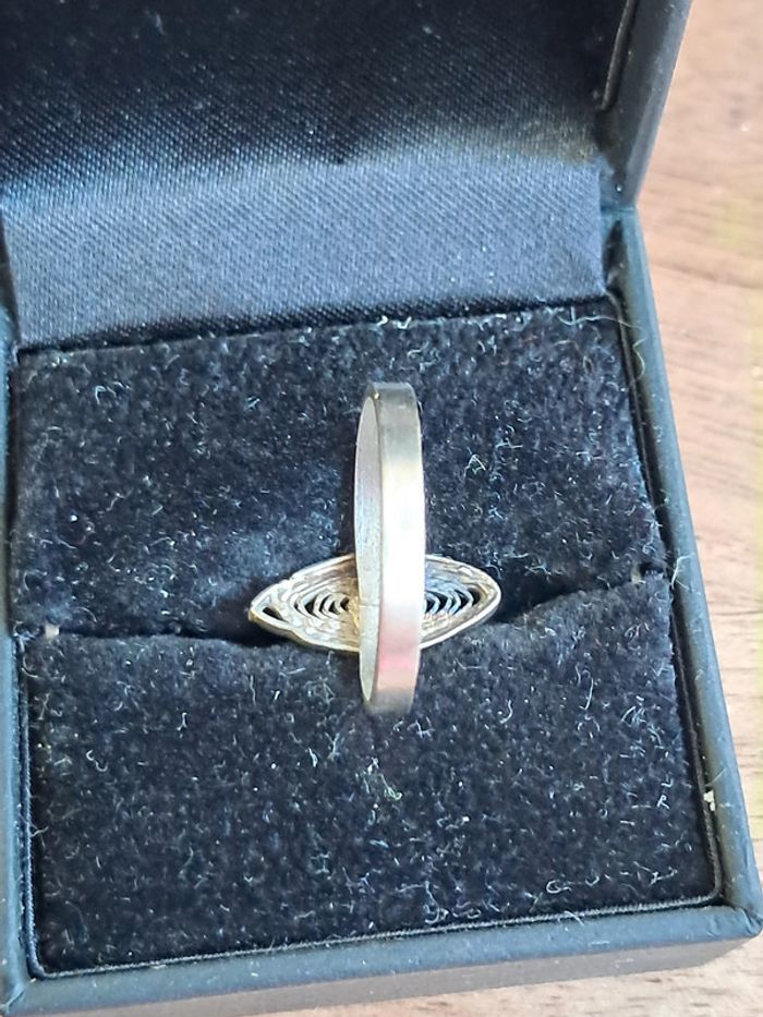 Bague filigrane en argent - photo numéro 5