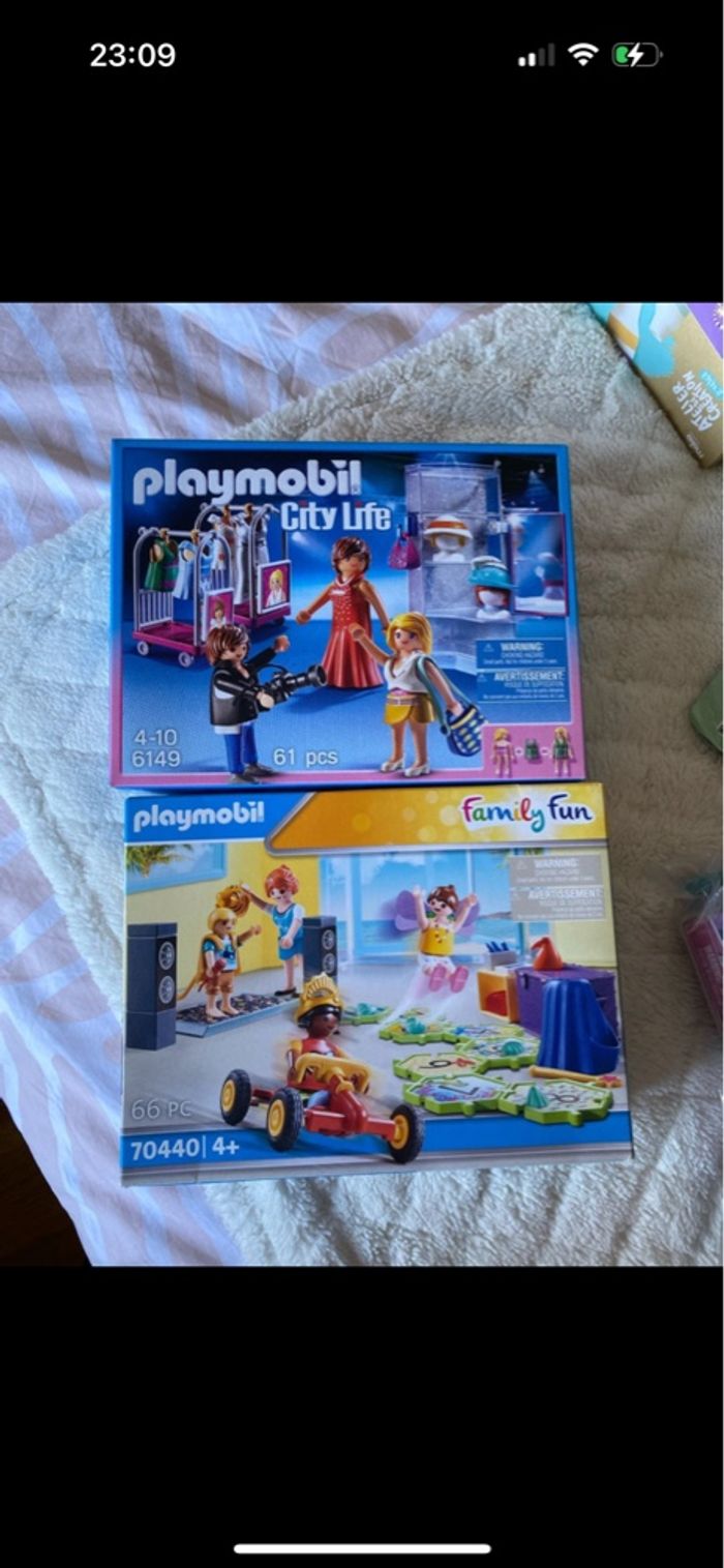 Lot de 2 boites de Playmobil neuves - photo numéro 2