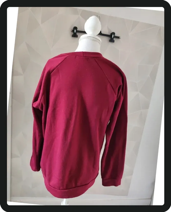 Sweat bordeaux - photo numéro 3