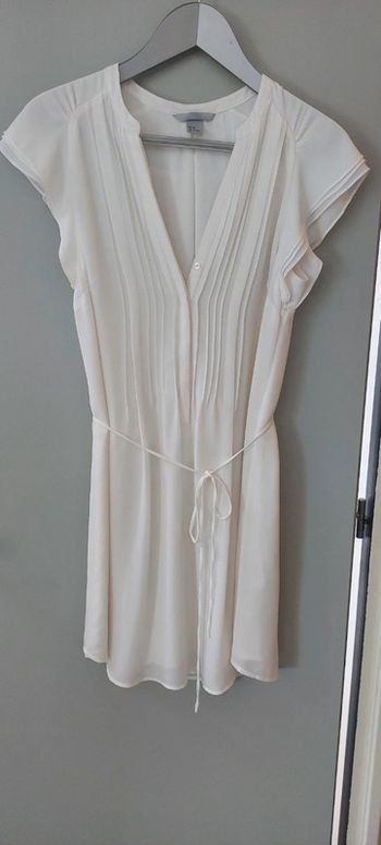 Petite robe blanche style tennis