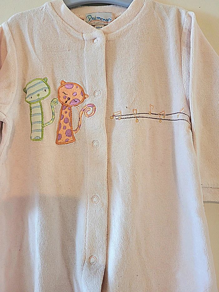 Pyjama rose pâle premaman Taille 18 mois - photo numéro 4