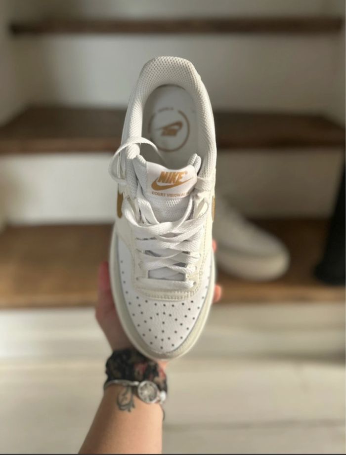 Nike COURT vision - blanches - photo numéro 4