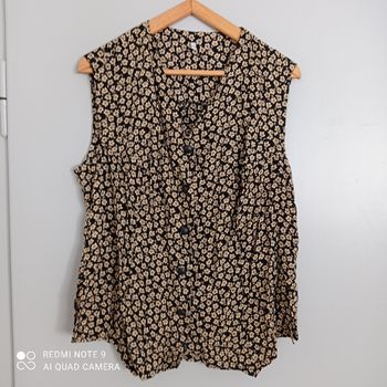 Débardeur à fleurs t48/50