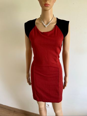 Robe orange et noire sans manches Esprit taille française M TBE