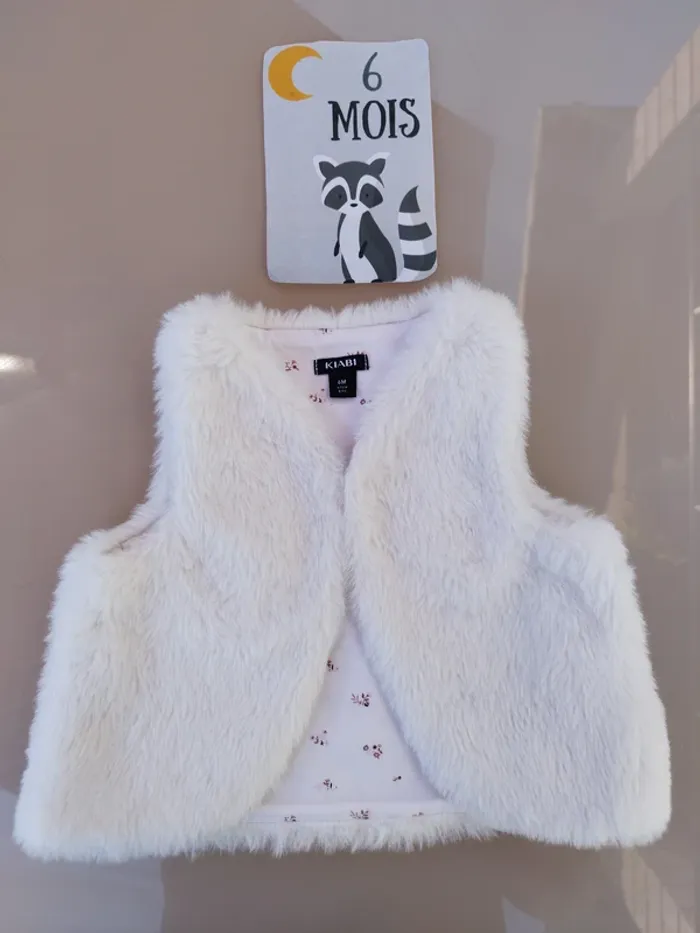 Gilet sans manche 6 mois