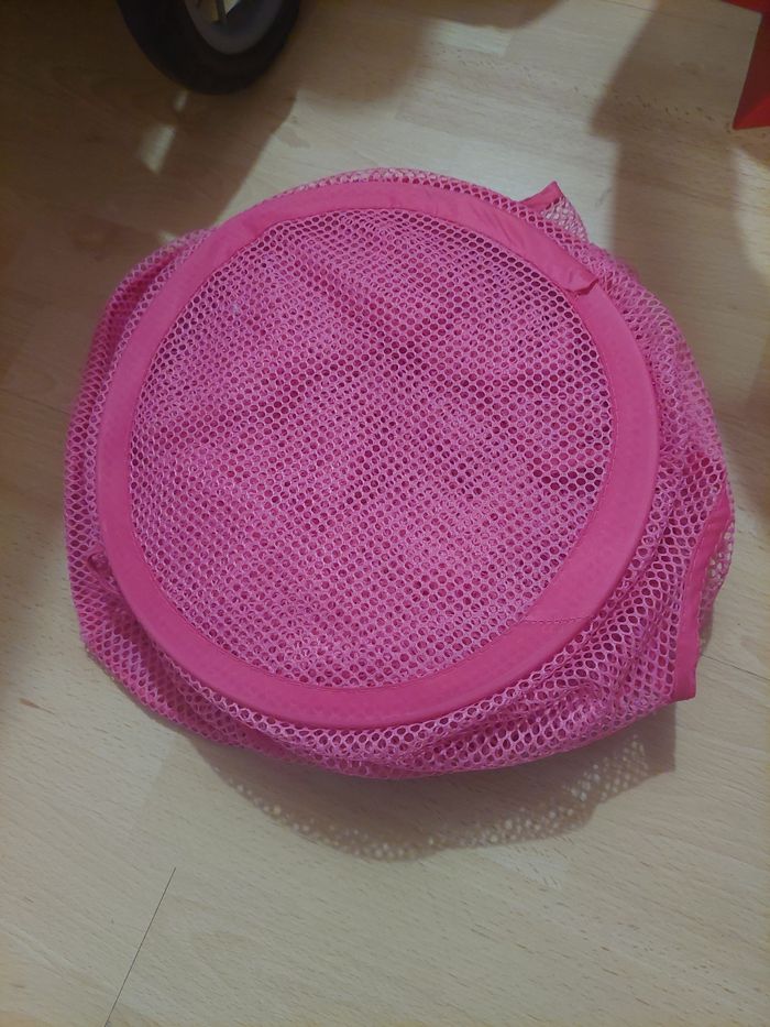 Rangement suspendu en tissu rose 6 poches TBE 🧸 - photo numéro 2
