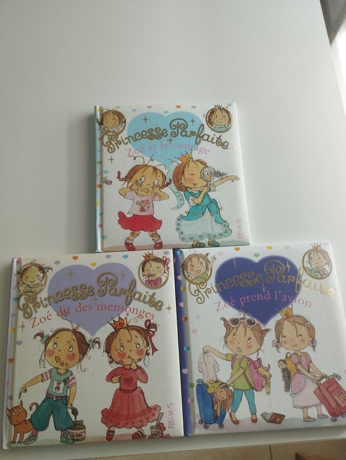 3 livres Princesse Parfaite
